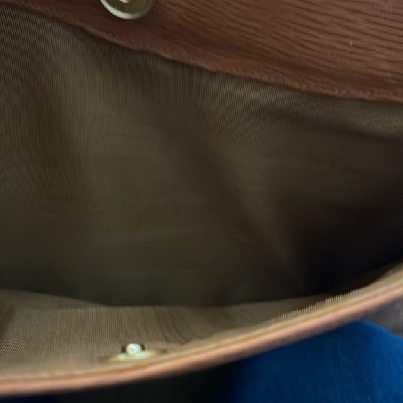 HCL Germany Vintage Bowler Frame Shoulder Bag Cognac color brown/tan - Picture 4 of 16